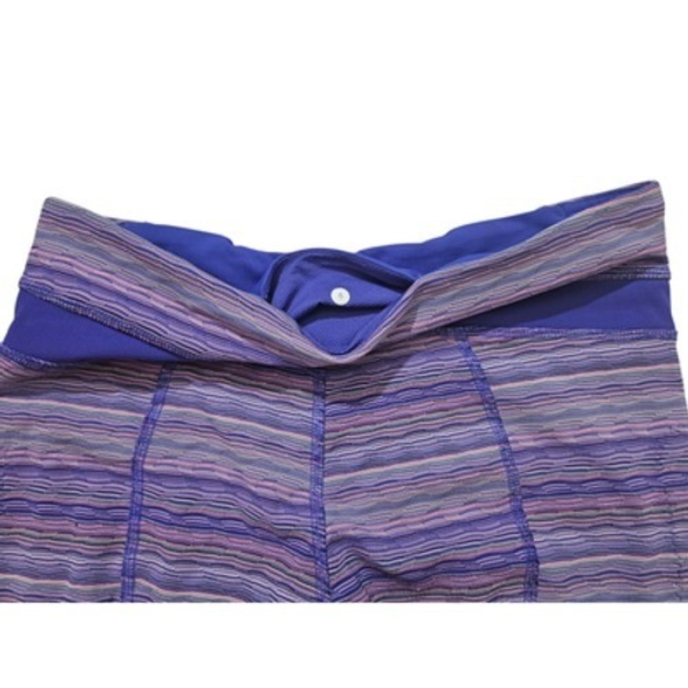Lululemon Inspire Tight II Mesh space Dye Twist Iris‎ Flower Leggings Size 6 - Picture 10 of 10